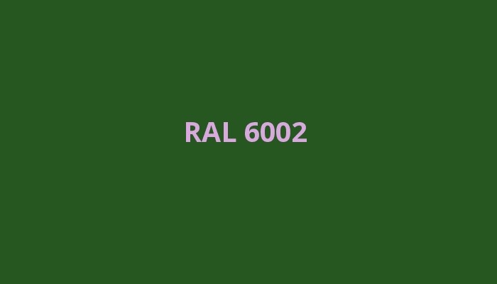 RAL 6002 - Listová zelená